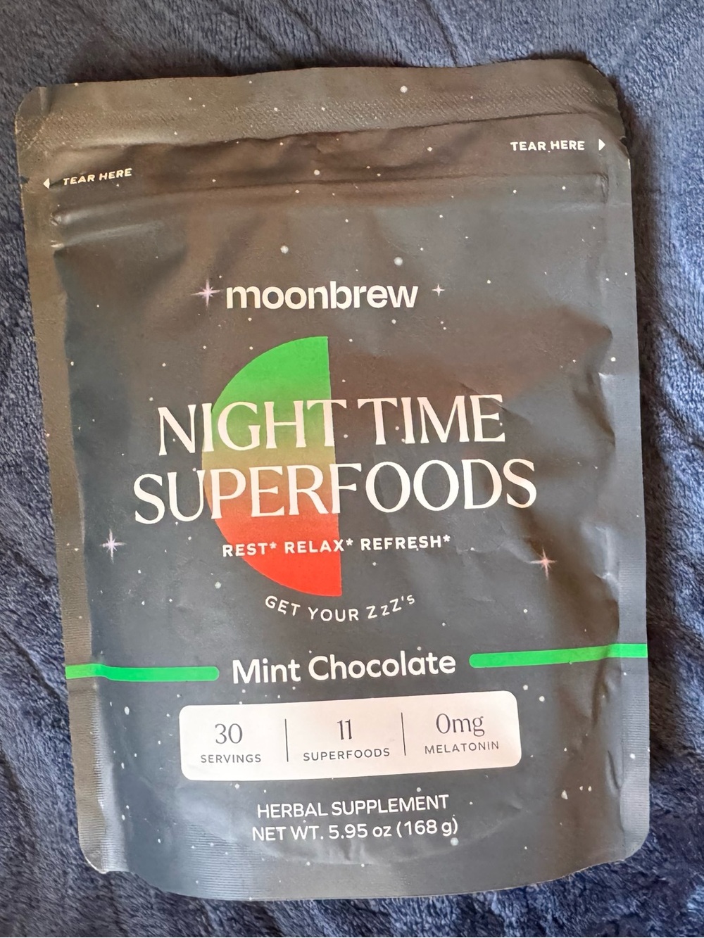 Moonbrew Mint Chocolate Night Time Superfoods